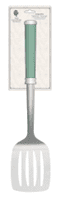 The Pioneer Woman Stainless Steel Slotted Turner, Greyed Jade