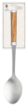 The Pioneer Woman Stainless Steel Basting Spoon, Olivewood
