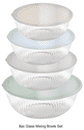 The Pioneer Woman 8-Piece Glass Mixing Bowl Set