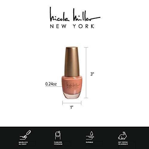 Nicole Miller Nail Polish Collection- 5 Piece Nail Polish Set in Nude Colors
