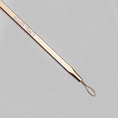 Ellen Tracy Blackhead and Whitehead Extractor, Comedone Extractor Tool for Removing Facial Blemishes Plus 4 Loofah Complexion Discs for Clear and Smooth Skin