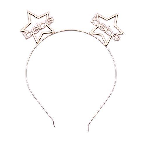 bebe Logo Girls Star Ears Headband