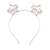 bebe Logo Girls Star Ears Headband