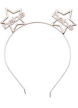 bebe Logo Girls Star Ears Headband