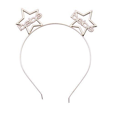 bebe Logo Girls Star Ears Headband
