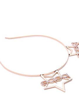 bebe Logo Girls Star Ears Headband