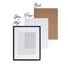 Sheffield Home Decor Collection- 3 Piece Picture Frame Set 11x14in, Matted to 8x10in