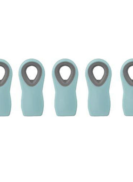 Cook with Color 5 Pc Chip Bag Clips, Kitchen Clips, Magnetic Chip Clips for Bags, Food Bag Clips with Airtight Seal