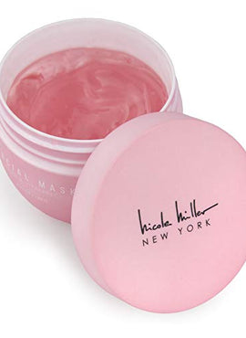 Nicole Miller Facial Mask Rose & Vitamin C Infused, Moisturizing Mask for Face, Beauty Skin Care Mask for Dry Skin, Hydrating Facial Mask for Women with Vitamin C and Rose , 4.23 Oz