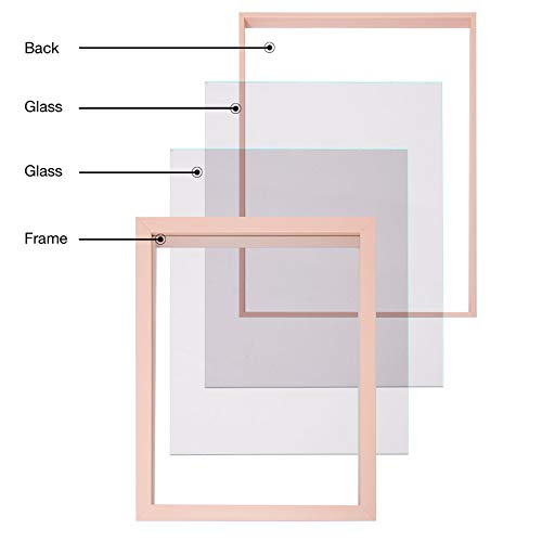 Sheffield Home Decor Collection- 3 Piece Picture Frame Set 11x14in, Matted to 8x10in