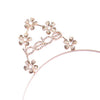 bebe Logo Crystal Cat Ears Headband - Gold
