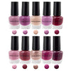 B.C. Beauty Concepts Nail Polish Set - 10 Mini Nail Polish Colors, Quick Dry Nail Polish for Women and Girls