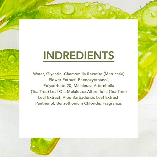 Body Prescriptions -2 Pack (60 Count Each) Tea Tree Facial Cleansing Wipes