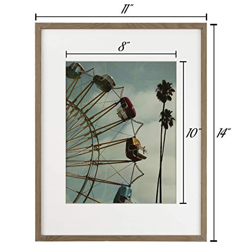 Sheffield Home Decor Collection- 3 Piece Picture Frame Set 11x14in, Matted to 8x10in