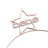 bebe Logo Girls Star Ears Headband