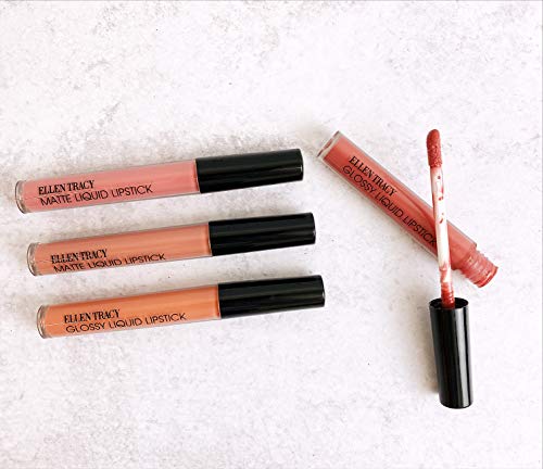Ellen Tracy Lipstick Collection- 4 Piece Liquid Lip Stick Set