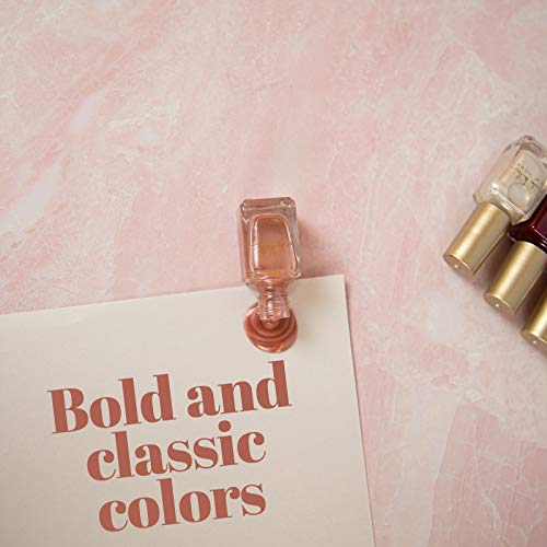 Nicole Miller Nail Polish Collection- 8 Piece Nail Polish Set in Bright Pink Colors