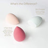 Beauty Concepts 3 Pc Makeup Sponge Set, Makeup Sponge for Blending, Contouring and Highlighting, Foundation Sponge (Latex Free)