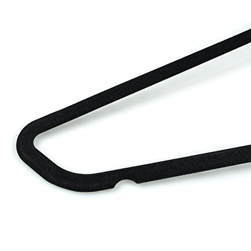 Michael Graves Design Ultra-Thin Non-Slip Velvet Clothing Hangers, Flocked & Durable, Closet Space Saving, for Garments, Suits, Dresses, Pants, Shirts, Coats, 25 Pack