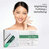 Clinical Works Pack of 5 Tea Tree DYI Spa Face Kit, Beauty Sheets, Hydrating Sheets for Moisturizing and Hydrating Skin
