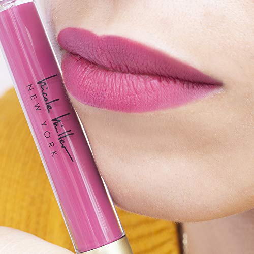 Nicole Miller 5 Pack Matte Liquid Lipstick Collection (Gold Packaging)