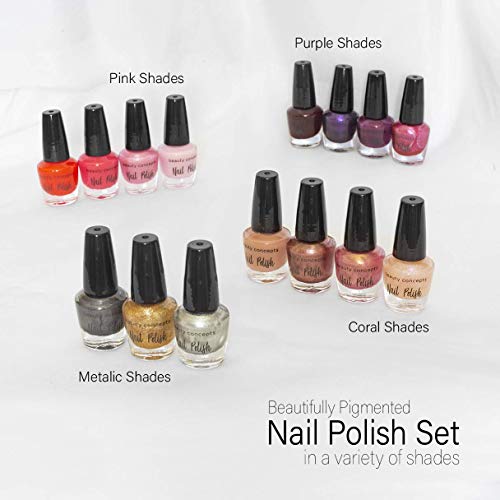 Beauty Concepts 15 Pack Mini Nail Polish Collection - 15 Glossy and Trendy Colors