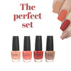 Nicole Miller Nail Polish Collection- 7 Piece Nail Polish Set in Pink Colors