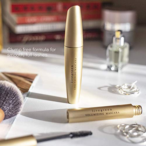 Live Green Mascara Collection, Lengthening and Volumizing 2 Piece Mascara Gift Set, Holiday Gift Set for Women and Girls
