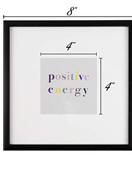 Sheffield Home Decor Collection- 6 Piece Picture Frame Set 8x8in, Matted to 4x4in