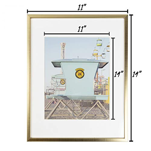 Sheffield Home Decor Collection- 3 Piece Picture Frame Set 11x14in, Matted to 8x10in