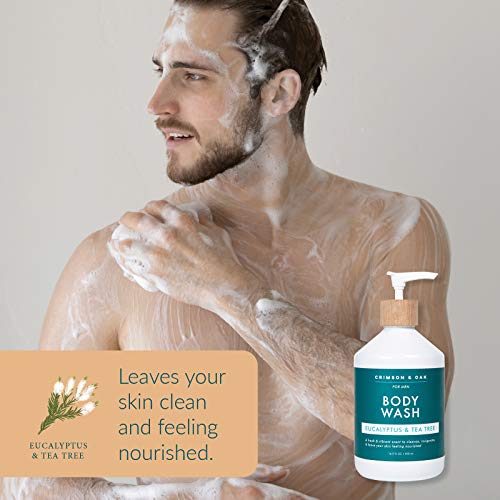 Crimson & Oak Body Wash for Men- Nourishing Body Wash in Eucalyptus and Tea Tree- by Body Prescriptions