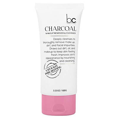 Beauty Concepts Charcoal Makeup Remover Cream and Face Cleanser Deeply Cleanses and Removes Impurities, Facial Wash, Face Wash for Women Makeup Remover 3.53 oz / 100 gm