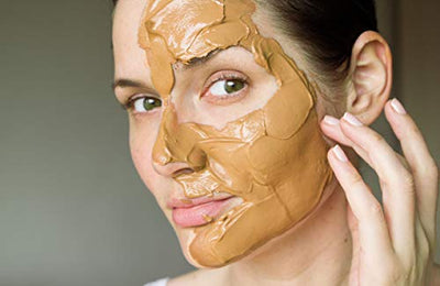 Belle Maison Pink Clay Peeling Hydrating Mud for Face, Purifies and Revitalizes Dry and Dull, Sensitive Skin, Pore Refining and Skin Brightening, Suitable For all Skin Types, 13.5 Fl Oz