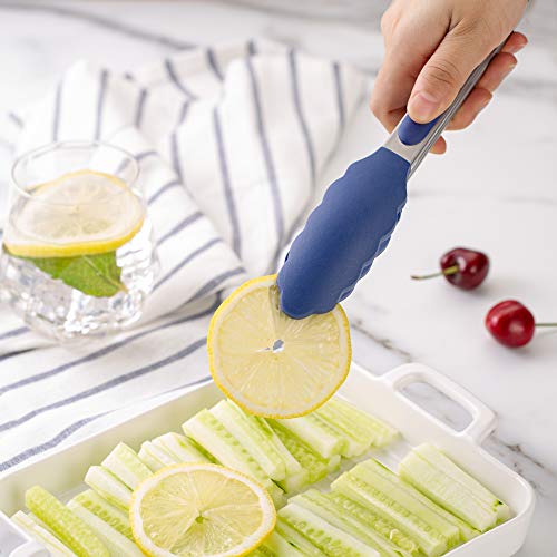 Cook with Color Silicone Cooking Utensils, 5 Pc Kitchen Utensil Set, Easy to Clean Silicone Kitchen Utensils, Cooking Utensils for Nonstick Cookware, Kitchen Gadgets Set