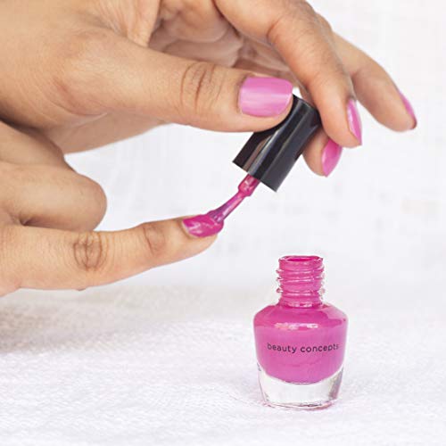 Beauty Concepts Ultimate Nail Polish Collection - 14 Pack of Assorted Mini Nail Polish Shades, Quick Dry Nail Polish in Pinks, Purples and Corals