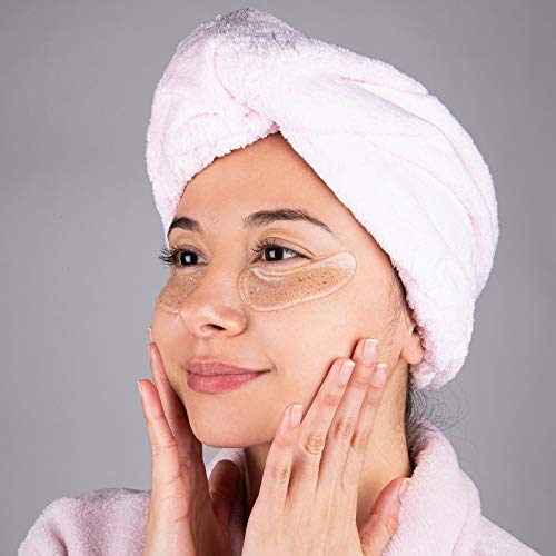 Nicole Miller Gel Under Eye Masks- Soothing Single Use Under Eye Patches for Puffy Eyes and Dark Circles, Set of 5 Pairs