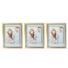 Sheffield Home Decor Collection- 3 Piece Picture Frame Set 11x14in, Matted to 8x10in