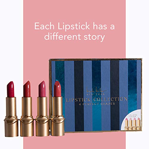 Nicole Miller Lipstick Collection- 4 Piece Lipstick Set in Pink Colors