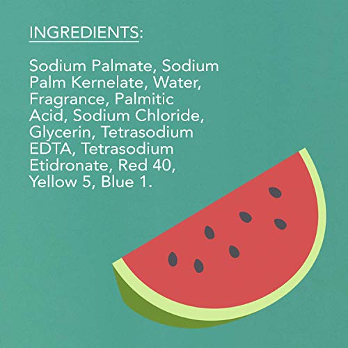 Watermelon Shaped Body Bar Soap - Colorful Bath Soap on a Rope For a Hydrating, Fresh and Fun Bath Time Experience, 6.7 Oz Bath Soap Bar by Body Prescriptions