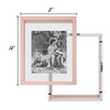 Sheffield Home Decor Collection- 3 Piece Picture Frame Set 11x14in, Matted to 8x10in