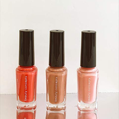 Beauty Concepts Velvet Nail Polish Collection- 8 Piece Nail Polish Set in Mattes and Shimmery Shades