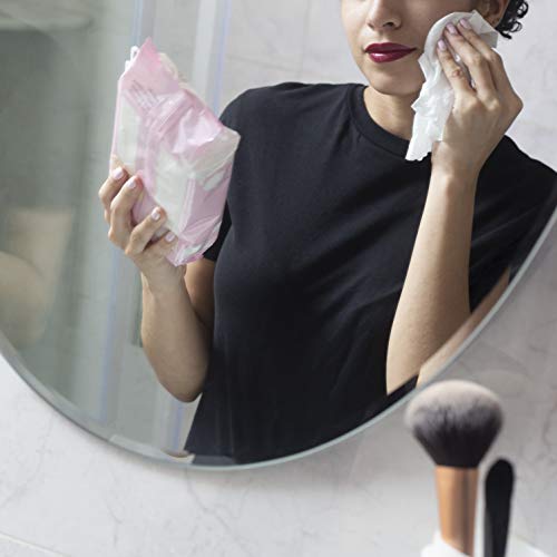 Nicole Miller Collagen Facial Cleansing Wipes and Makeup Remover Wipes - 60 Count