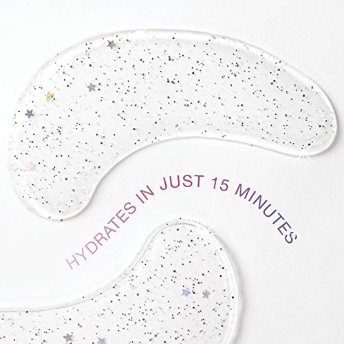 Nicole Miller Gel Under Eye Masks- Soothing Single Use Under Eye Patches for Puffy Eyes and Dark Circles, Set of 5 Pairs