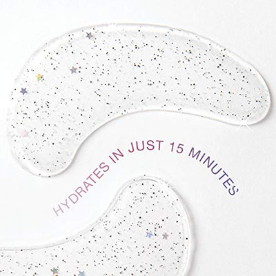 Nicole Miller Gel Under Eye Masks- Soothing Single Use Under Eye Patches for Puffy Eyes and Dark Circles, Set of 5 Pairs