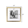 Sheffield Home Decor Collection- 9 Piece Square Picture Frame Set 12x12 in, Matted to 8x8