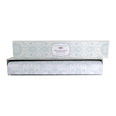Raymond Waites Scented Drawer Liners for Dresser, Linen Closet Shelves, 5 Scented Sheets (Fresh Linen)