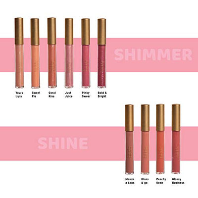 Nicole Miller Lip Gloss Collection- 10 Piece Lip Gloss Set in Bright Colors