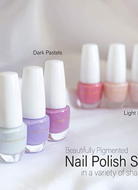 Beauty Concepts 6 Pack Color POP Nail Polish Collection - Quick Dry Nail Polish for Women and Girls