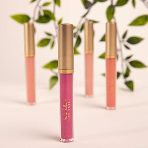 Nicole Miller Lip Gloss Collection- 4 Piece Lip Gloss Set in Pink Colors