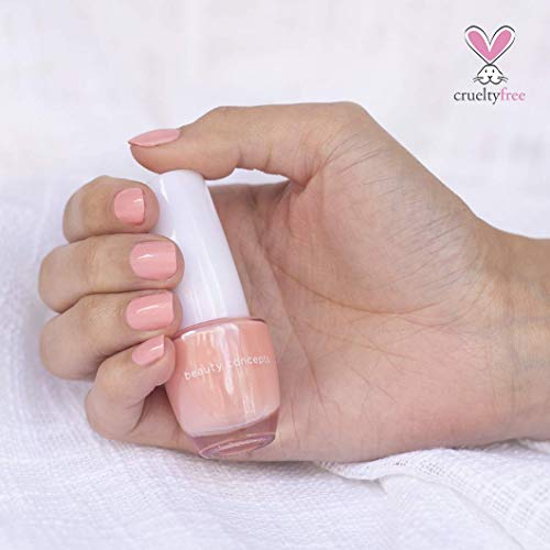 Beauty Concepts Nail Polish Collection - 5 Assorted Trendy Pink Nail Polish Colors